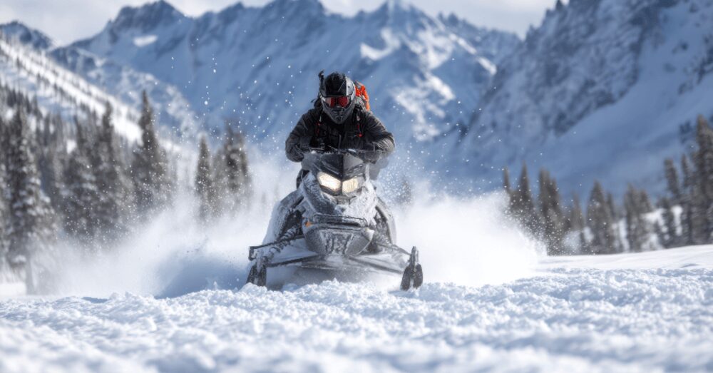 snowmobile snow conditions